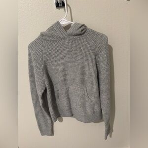 Aeropostale Gray Waffle Knit Hoodie